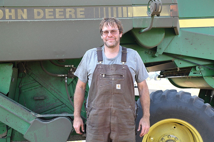 Mark McCorriston, who farms in the Moosomin and Rocanville area, said his love of farming started when he was younger and helped his father on the family farm.<br />